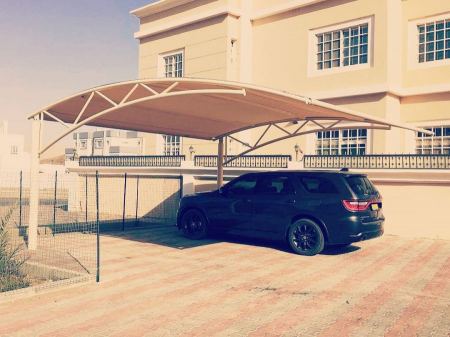 شروط مظلات مواقف سيارات بالشارع خارجية مظلات سيارات