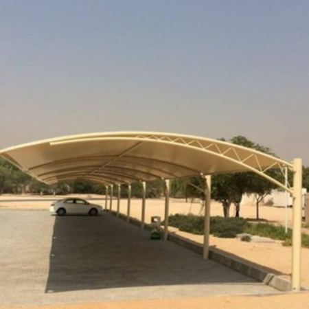 مظلات مواقف سيارات بمواصفات اوربية لمقاومة العوامل الجوية
